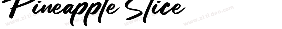Pineapple Slice字体转换